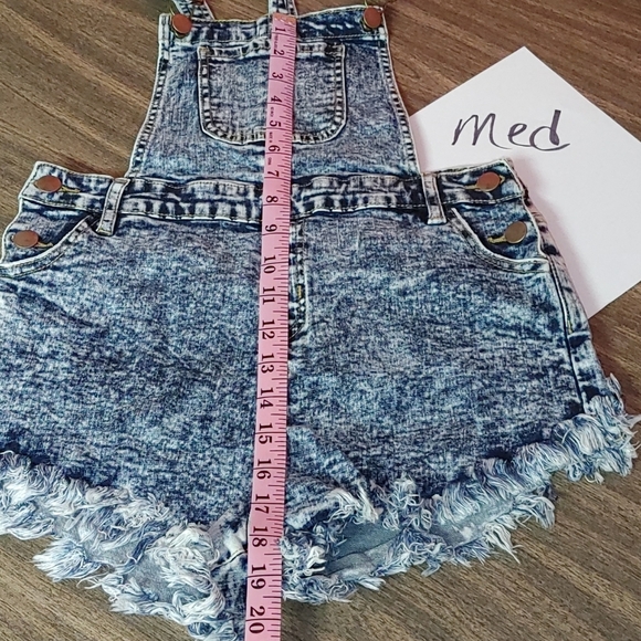 💞Fringed Mini Overalls - Picture 11 of 14